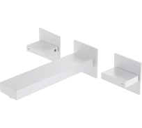 Смеситель скрытого монтажа для раковины ABBER Daheim белый матовый AF82122W