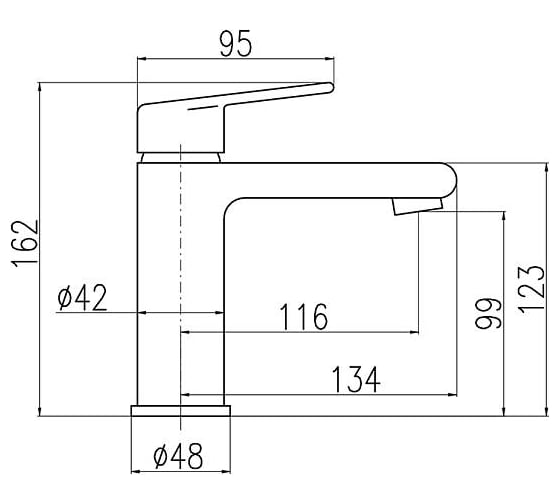 Смеситель для раковины RavSlezak Colorado CO229.5