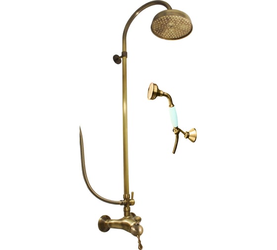 Смеситель для душа RavSlezak LABE с керамическим переключателем, бронзовый L081.5/3SM 1