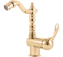 Смеситель для биде RavSlezak LABE с круглым поворотным изливом, золотой L008.5/9Z