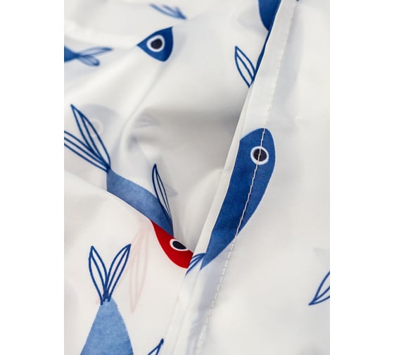 Штора для ванной Bath Plus Fishes 180x180 мм, кольца 12 шт akch1953