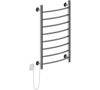 Полотенцесушитель MIXLINE CAPELLA 80x50 кнопочный выключатель, 340 Вт, 8 перекладин, левый электрический 556362