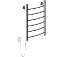 Полотенцесушитель MIXLINE CAPELLA 60x40 кнопочный выключатель, 222 Вт, 6 перекладин, левый электрический_ 556358