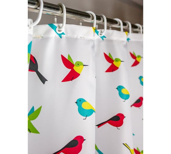 Штора для ванной Bath Plus Sweets Birds 180x200 ch14080-1W