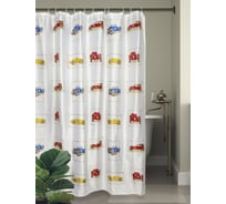 Штора для ванной Bath Plus Cars Авто 180x200 кольца 12шт AKCH17004