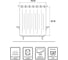Штора для ванной Bath Plus бордо 180x200 Burgundy SK-06W 7