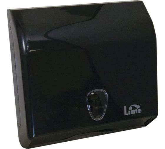 Диспенсер для полотенец LIME V-укладки, черный, 926002