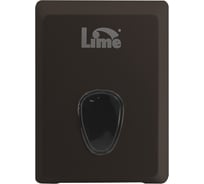 Диспенсер для туалетной бумаги LIME в пачках, коричневый, 916005