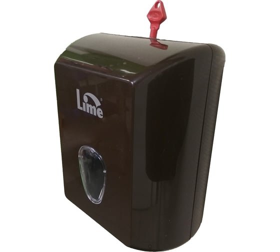 Диспенсер для туалетной бумаги LIME в пачках, коричневый, 916005