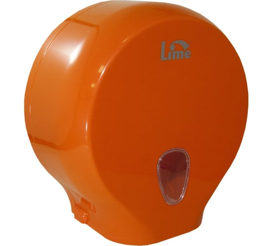 Диспенсер для туалетной бумаги LIME 200м, оранжевый, 915203