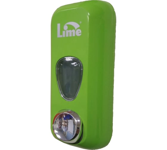 Диспенсер для жидкого мыла LIME 0.6л, заливной, зеленый, 971004 1