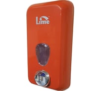 Диспенсер для жидкого мыла LIME 1л, заливной, оранжевый, 973003