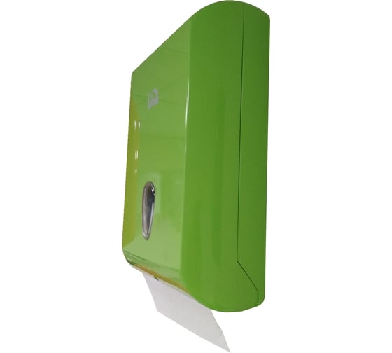 Диспенсер для полотенец LIME Z-укладки, зеленый, 927004