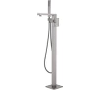 Смеситель напольный для ванны с душем ABBER Daheim сатин AF8215SP