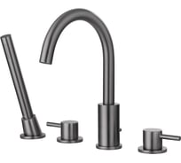 Смеситель на борт ванны ABBER Wasser Kreis никель AF8113NG