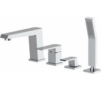 Смеситель на борт ванны BELBAGNO ARLIE однорычажный с ручным душем, хром ARL-VIM4-CRM