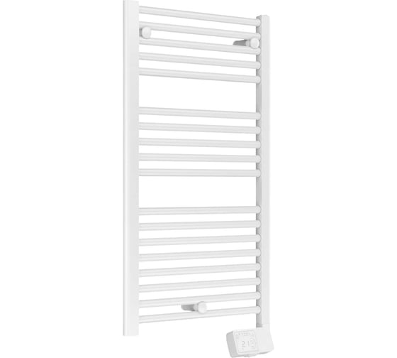 Электрический полотенцесушитель Atlantic Theola Digital WW 750W белый широкий 002392 1