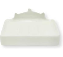 Мыльница PRIMANOVA Smile белый, керамика DR-73701