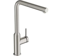 Смеситель однорычажный для кухни Cersanit FLAVIS с выдвижным изливом, сатин 68248