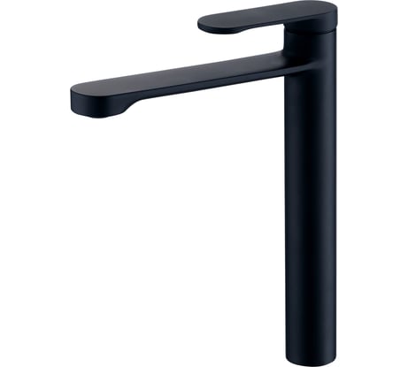 Смеситель для накладной раковины однорычажный высокий ORANGE Vesper M10-121b черный X934411462