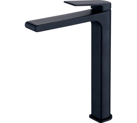 Смеситель для накладной раковины однорычажный высокий ORANGE Gauss M30-121b черный X848018462