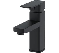 Смеситель для раковины однорычажный полимерный OneLife P06-021b черный X169610462