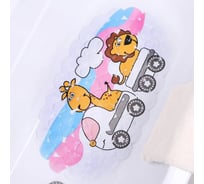 SPA-коврик для ванны Доляна Веселье ракушка 35х65 см 5139235