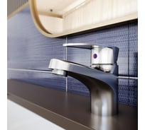 Смеситель для раковины c коротким изливом CAPELТип 2 ABS-пластик, хром CAP-SR-H-02