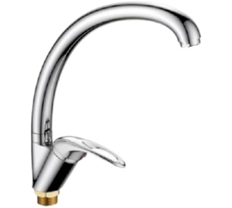 Смеситель для кухни Maxonor с гайкой, хром MN4115-2