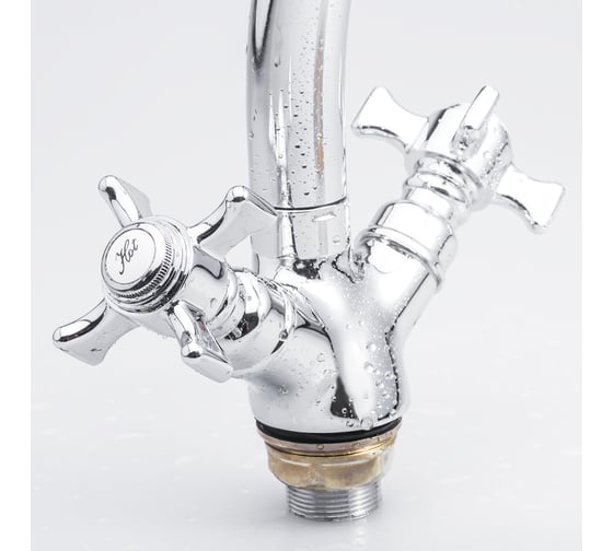 Смеситель для кухни Maxonor с гайкой, хром MN4824