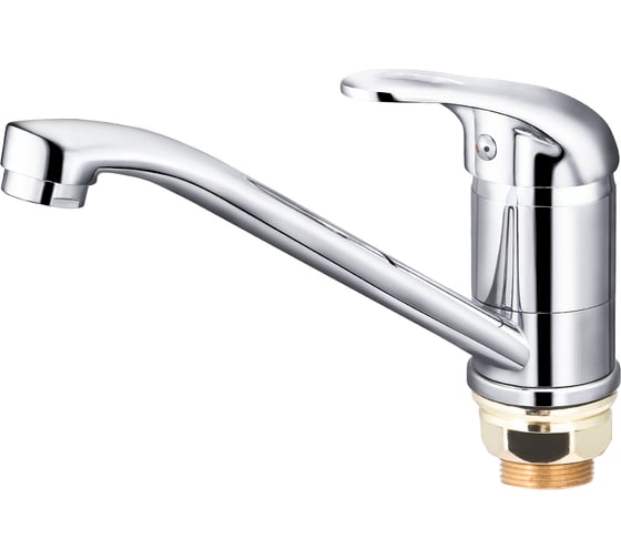 Смеситель для кухни Maxonor с гайкой, хром MN4903