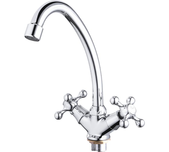 Смеситель для кухни Maxonor с гайкой, хром MN4908 1