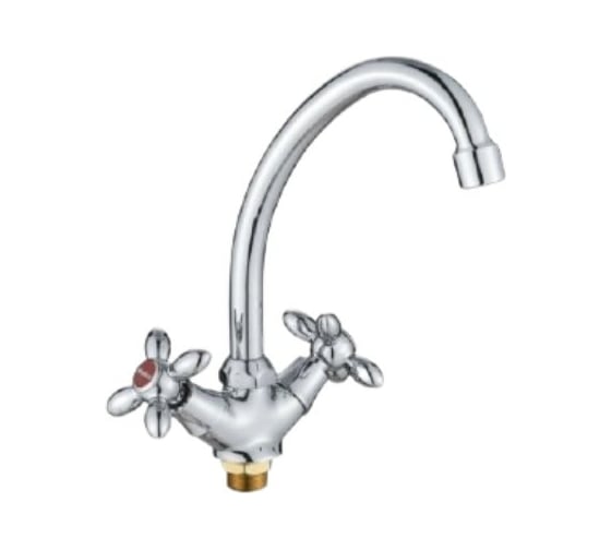 Смеситель для кухни Maxonor с гайкой, хром MN4927