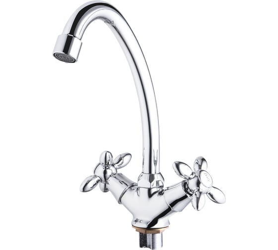 Смеситель для кухни Maxonor с гайкой, хром MN4927