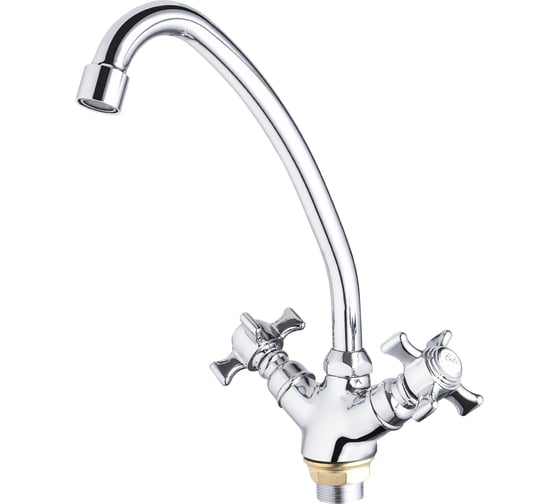 Смеситель для кухни Maxonor с гайкой, хром MN4924