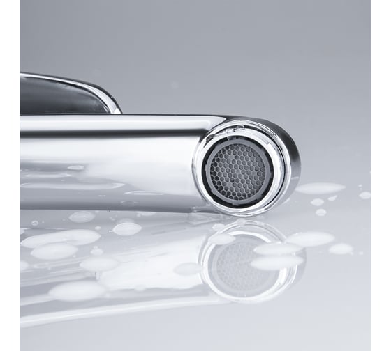 Смеситель для раковины Maxonor с гайкой, хром MN4501-2