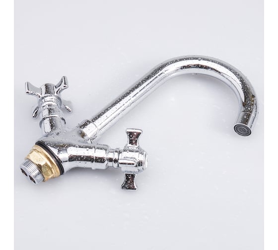 Смеситель для раковины Maxonor с гайкой, хром MN4524