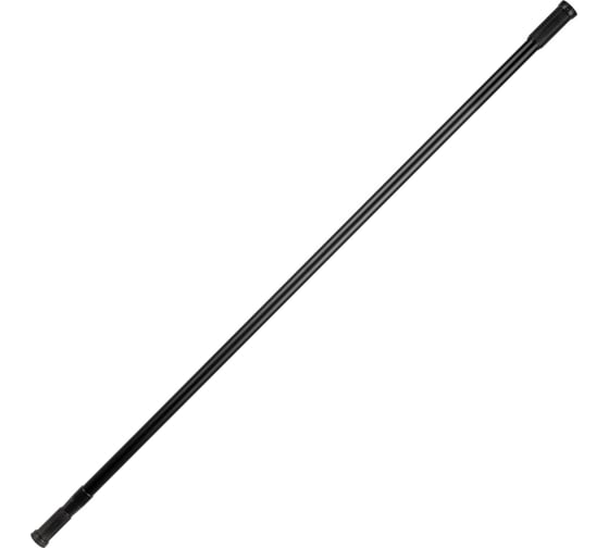 Карниз для ванной Рыжий кот алюминий, цвет: черный, длина: 1,1-2 м 109494