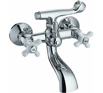 Смеситель для ванны Ekko короткий излив с керамическими ручками E32018