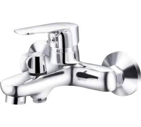 Смеситель для ванны Ekko короткий излив переключатель шток E32105