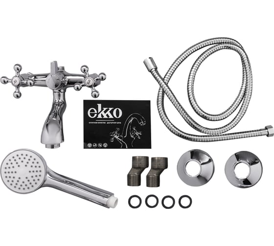 Смеситель для ванны Ekko короткий излив переключатель в корпусе E32019