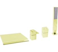 Смеситель для ванной RavSlezak LOIRA на 4 отверстия, золотой LR574.5PZ