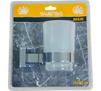 Подвесной стакан SWENSA MAIN стекло, металл/хром 10500-04