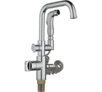 Смеситель для кухни Potato с высоким изливом и гигиенической лейкой P4093