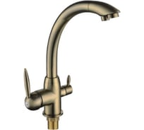 Смеситель для кухни Potato с дополнительным выходом для подключения фильтра питьевой воды P4099-2