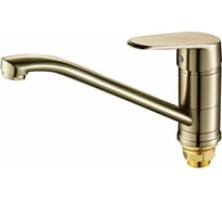 Смеситель для кухни Potato с длинным изливом, крепление гайка, под бронзу P4909-2