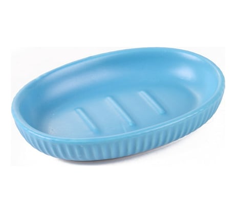 Керамическая мыльница Аквалиния Плиссе синий CE1610LA-SD
