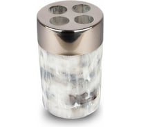 Подставка для зубных щеток Аквалиния Мрамор белый B2042A-Y