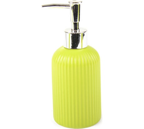 Дозатор для жидкого мыла Аквалиния Плиссе лайм CE1610JA -LD