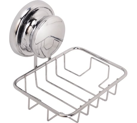 Металлическая мыльница Аквалиния на большой присоске W6753-10